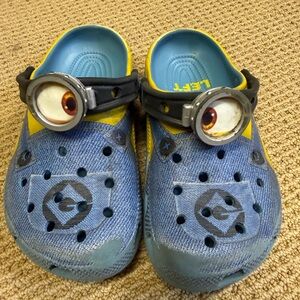 CROCS Kids Blue and Yellow Minion
